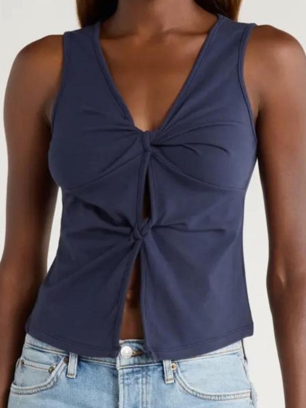 Reformation tefi knit top